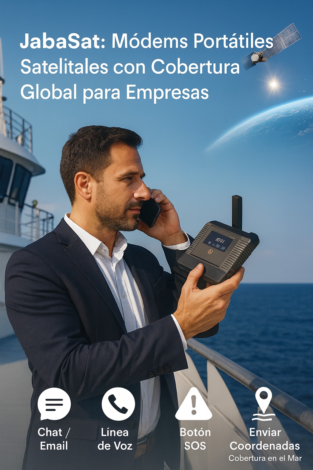 Módems Portátiles Satelitales JabaSat: Módems Portátiles Satelitales 