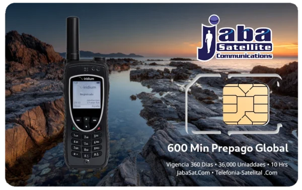 600Min SIM Prepago IRIDIUM 2026