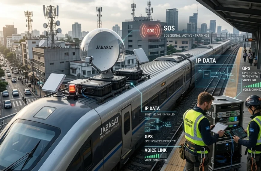 JabaSat: Telefonía Satelital para Trenes en México