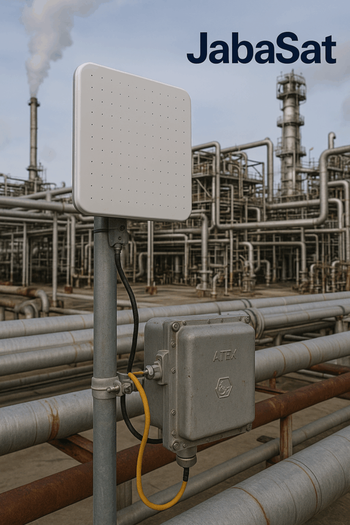 JabaSat: Garantizando la Continuidad Operativa con Enlaces Satelitales de Respaldo Industrial