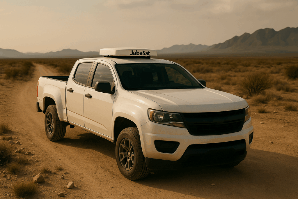 JabaSat Mobility: Conectividad Satelital Robusta para Vehículos en Zonas Remotas