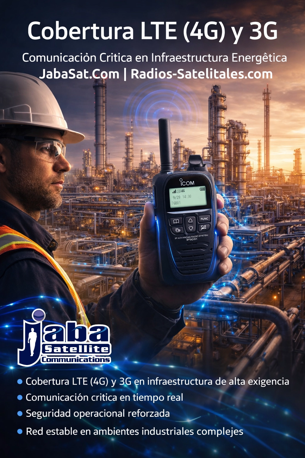 JabaSat Radios LTE: La Revolución en Comunicación Confiable para Logística y Grupos de Trabajo